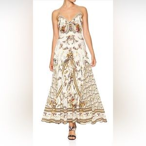 Camilla Silk Dress with Tie Front